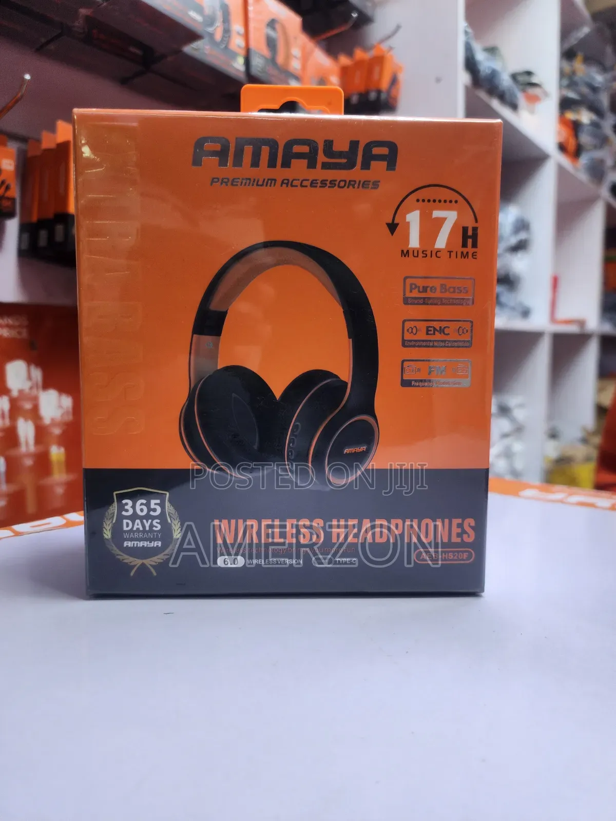 Amaya Aeb-H520f Over-Ear Wireless Headphones
