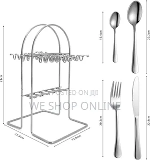 24pc Cutlery Set (Silver Colour)