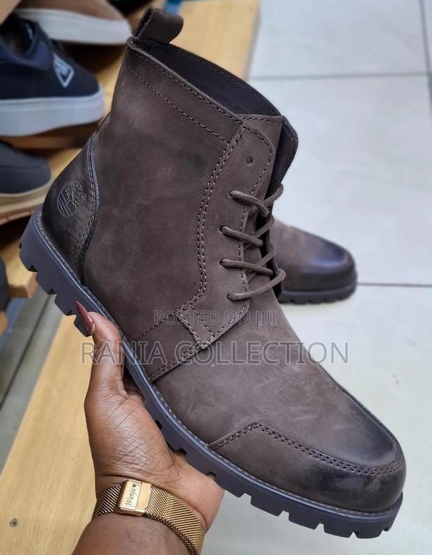 Official Men's Timberland Leather Boots - thumbnail 3