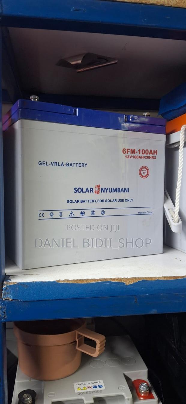 Solar Nyumbani Battery Gel Vrla 100ah 12v