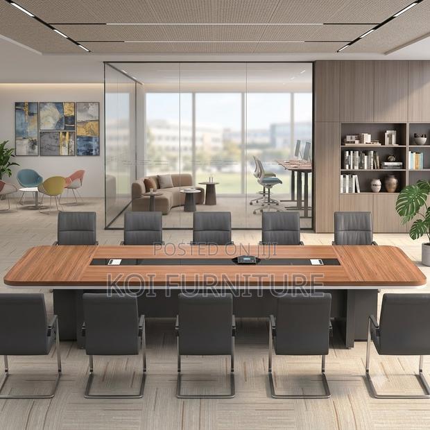 Boardroom Table; 2.4 Meters Conference Room Boardroom Table