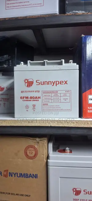 Sunnypex Deep Cycle Solar Battery 80ah