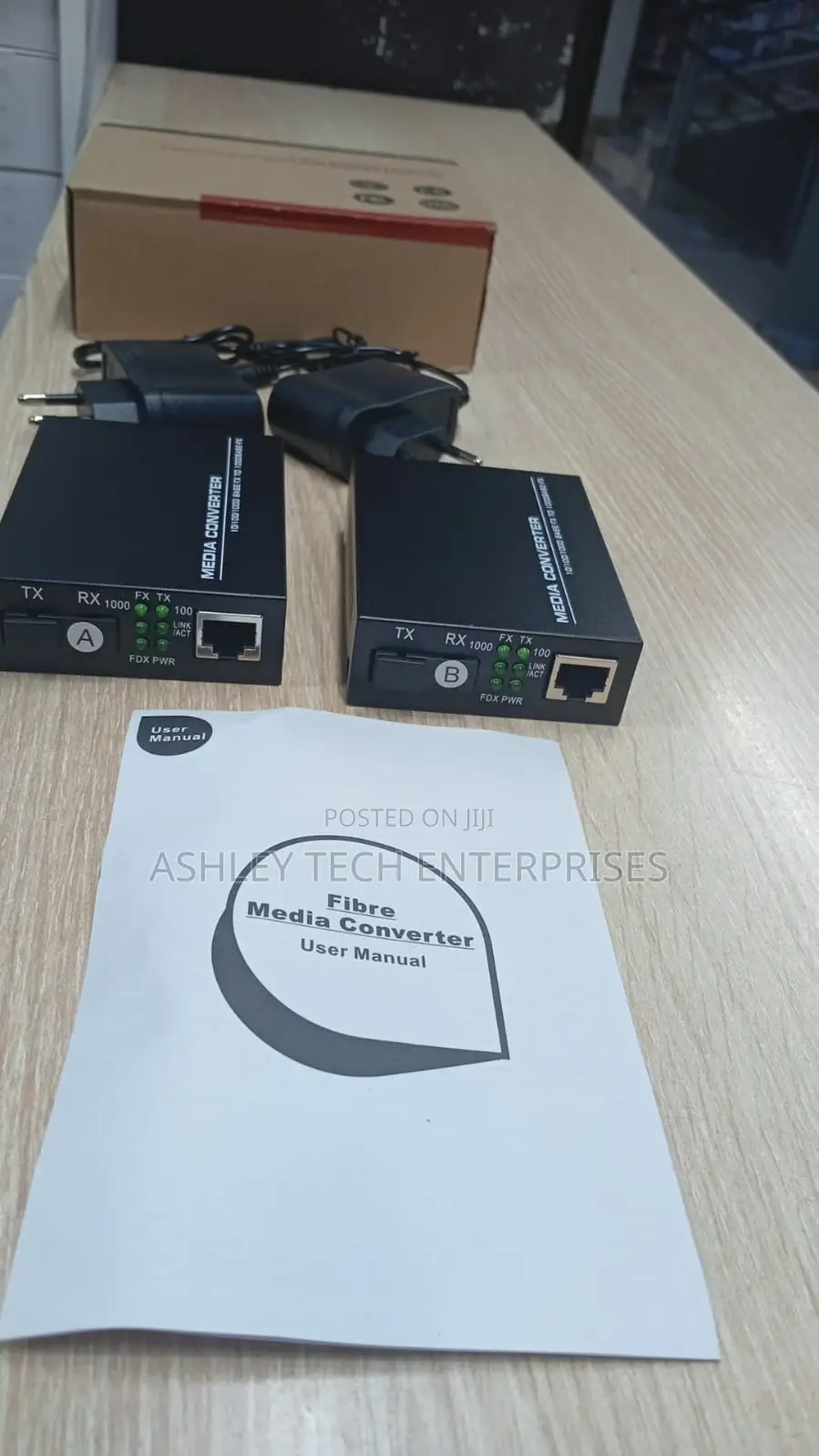 High-Speed Optical Fiber Media Converter for Long Distance Networking