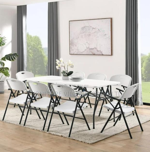 1.8m Foldable Plastic Table - thumbnail 3