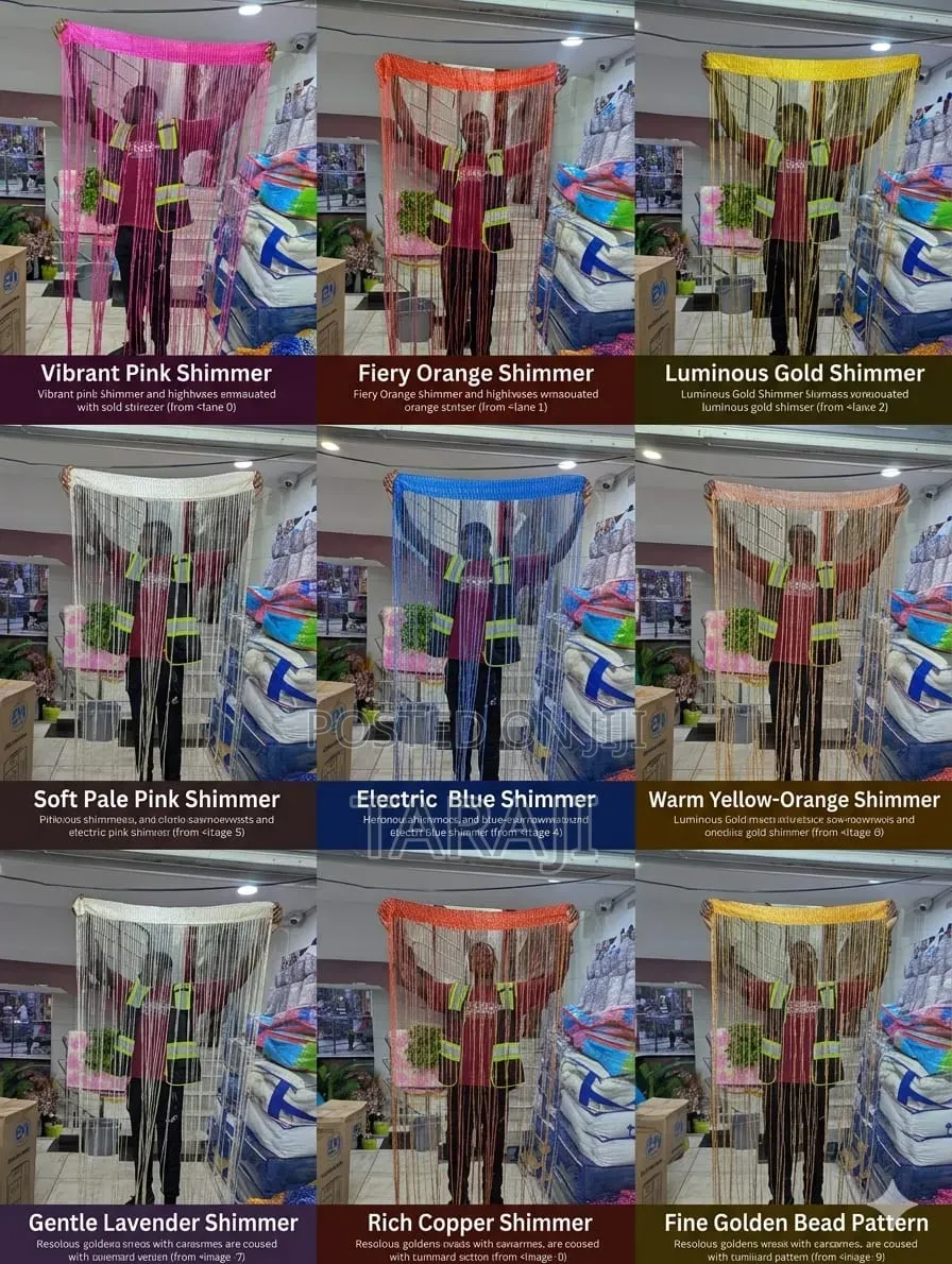 Premium Sheer Velvet Salon Curtains – Elegant Beauty Spa Decor