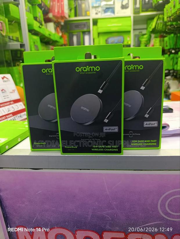 Oraimo Powerdock 15w Safe and Fast Wireless Charging - thumbnail 2