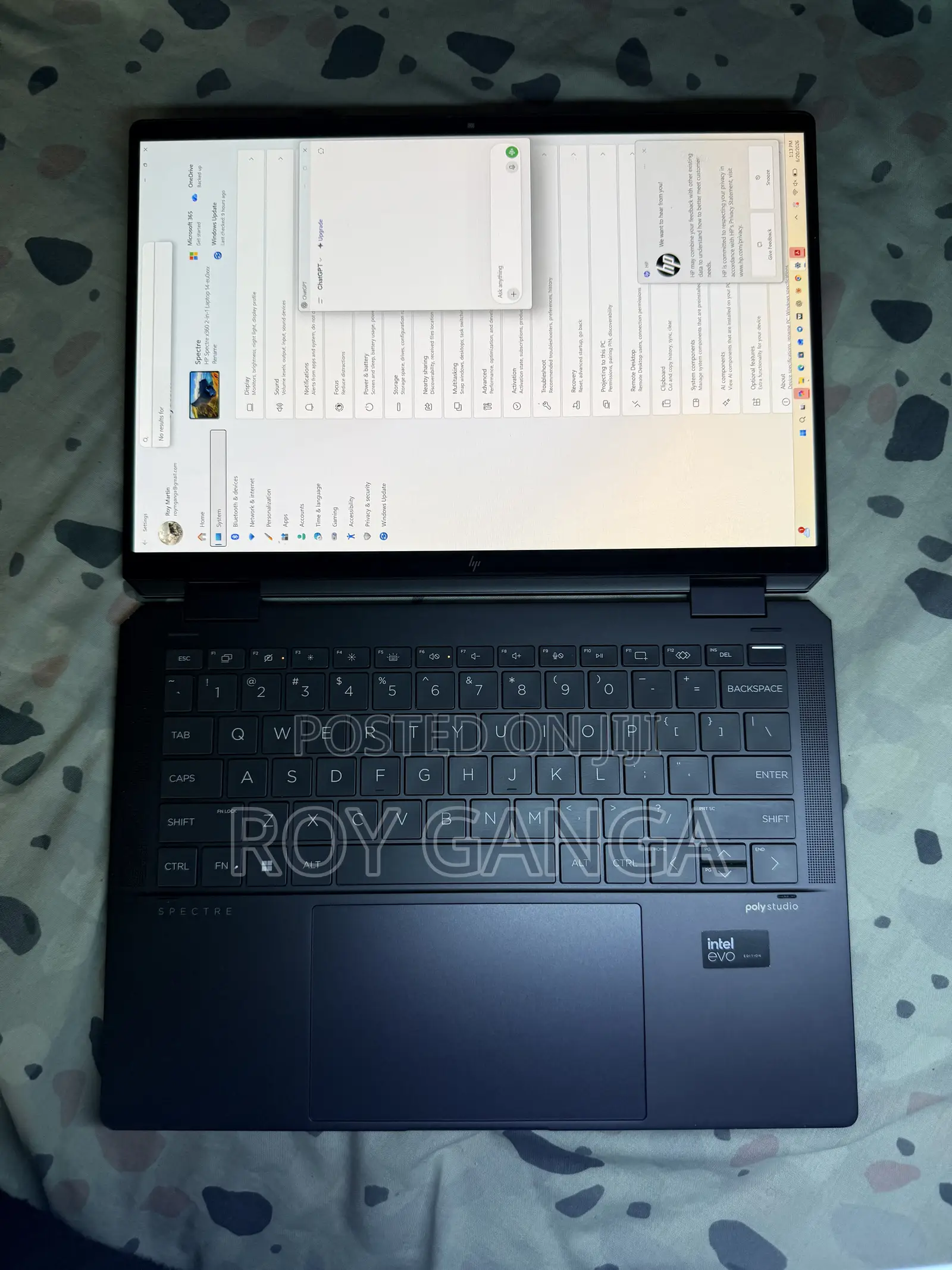Laptop HP Spectre 14 16GB Intel Core Ultra 7 SSD 1T