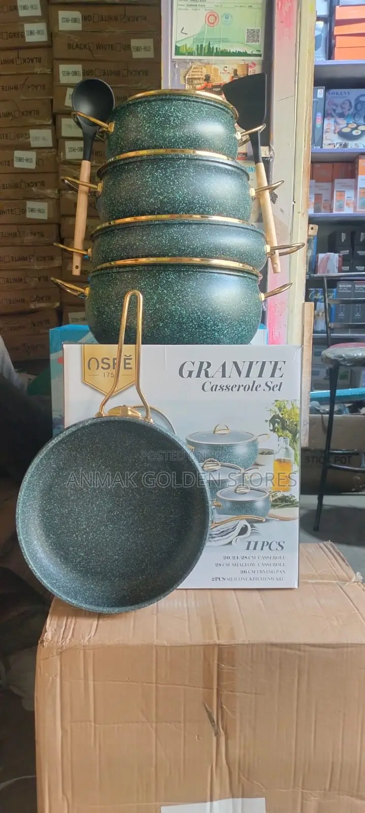 Nsfe Cream Green Ambare Cookware