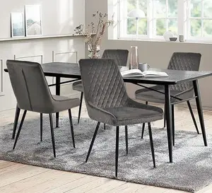 Dining Chair: Soft Back Velvet Home Chair