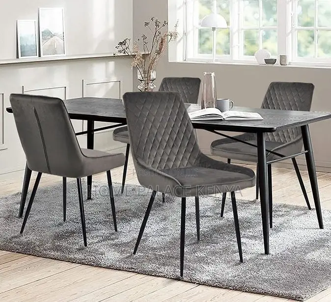 Dining Chair: Soft Back Velvet Home Chair