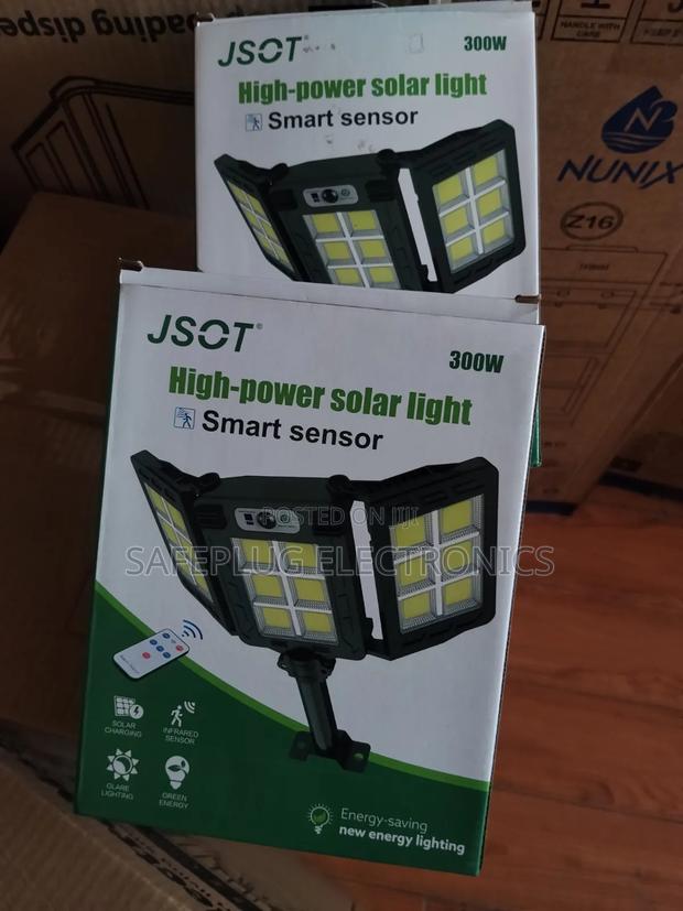 Adjustable Wide Angle Jsot 300w Solar Security Wall Light - main view