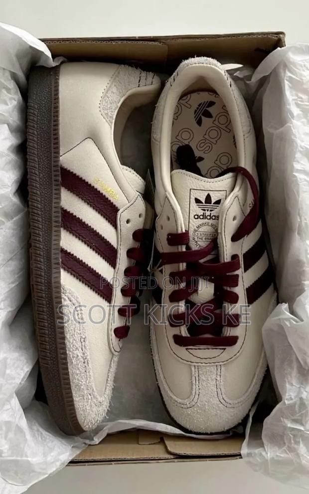 Samba Single Sole Og "Wonder"Striped Maroon - thumbnail 2