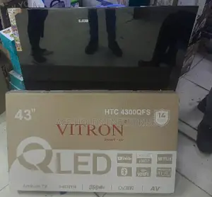 Vitron Qled Model 43" Inches Smart Android + Bt, Hdmi L(Frameless)
