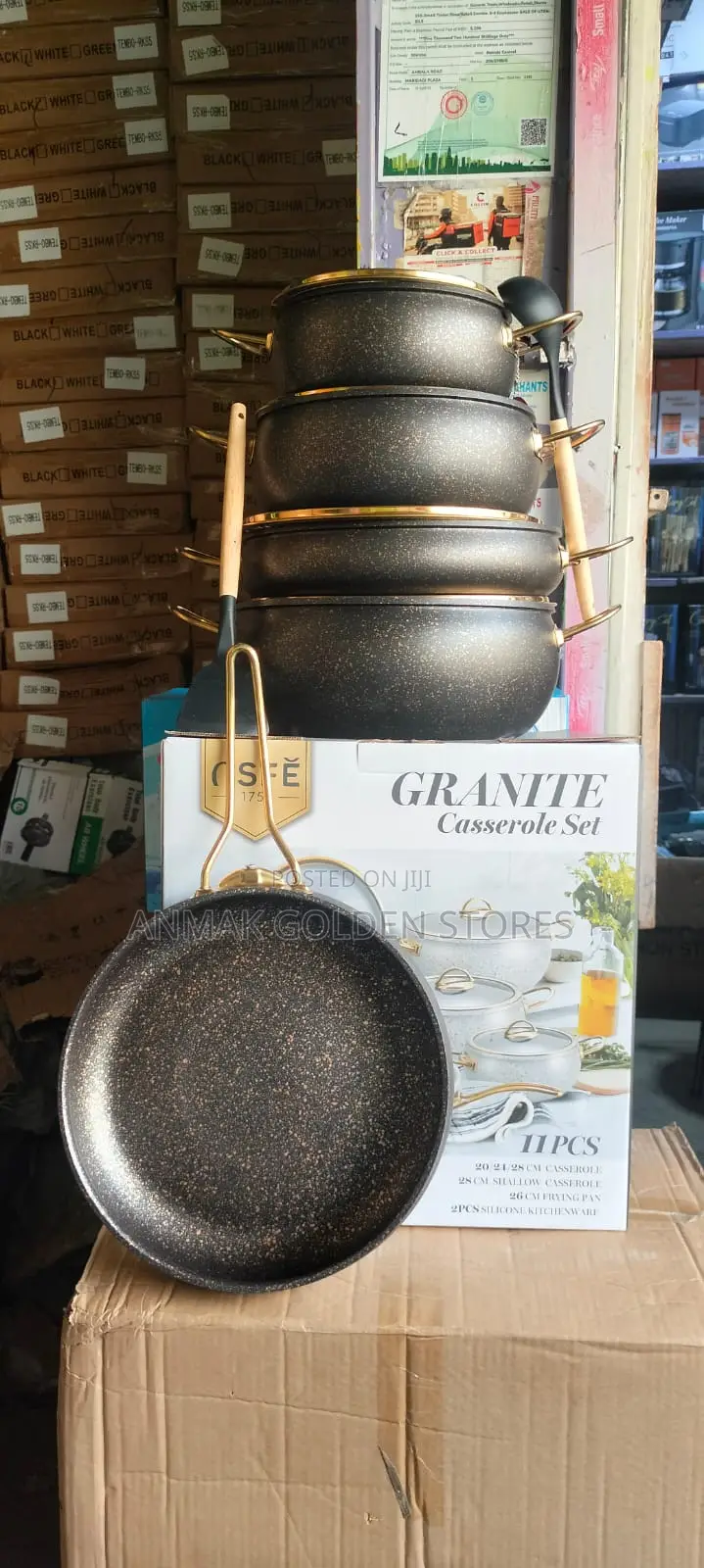 Nsfe Colour Black Ambare Cookware
