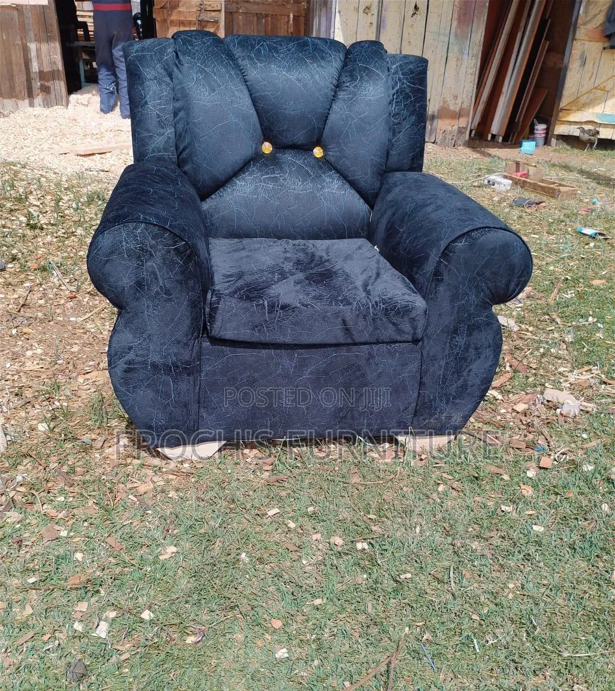 Black Modern Armchair