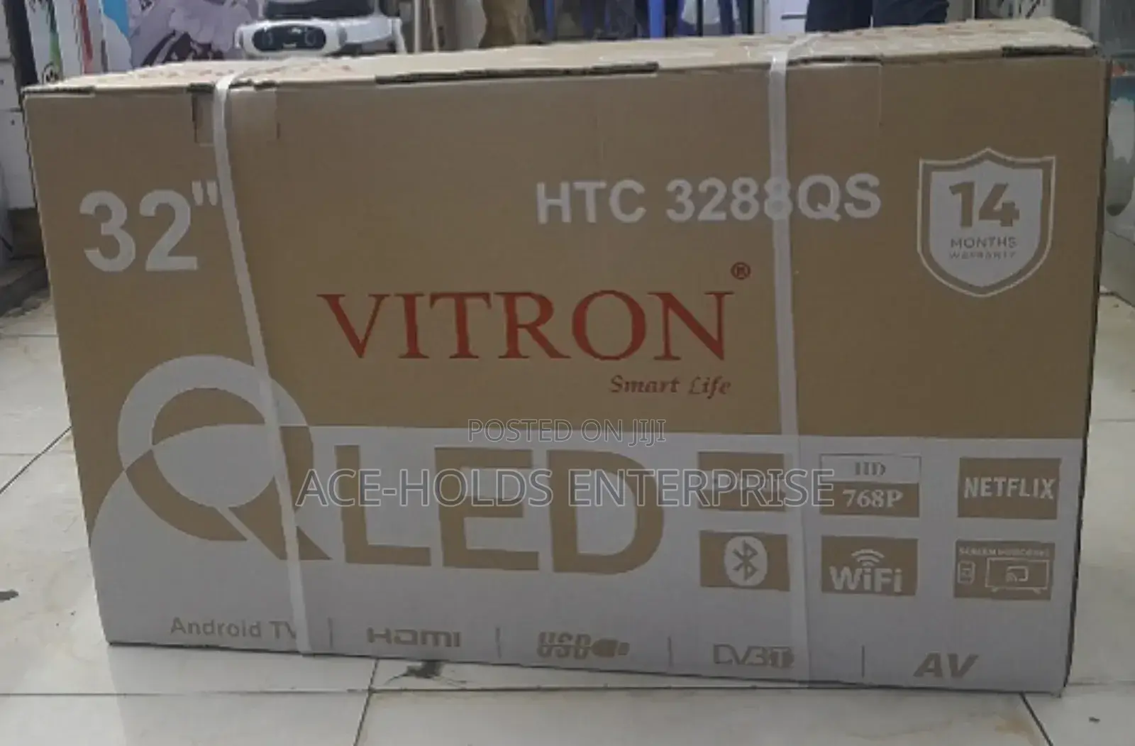 Htc3288qs Vitron Frameless - 32" Inches Smart Android Qled Tv