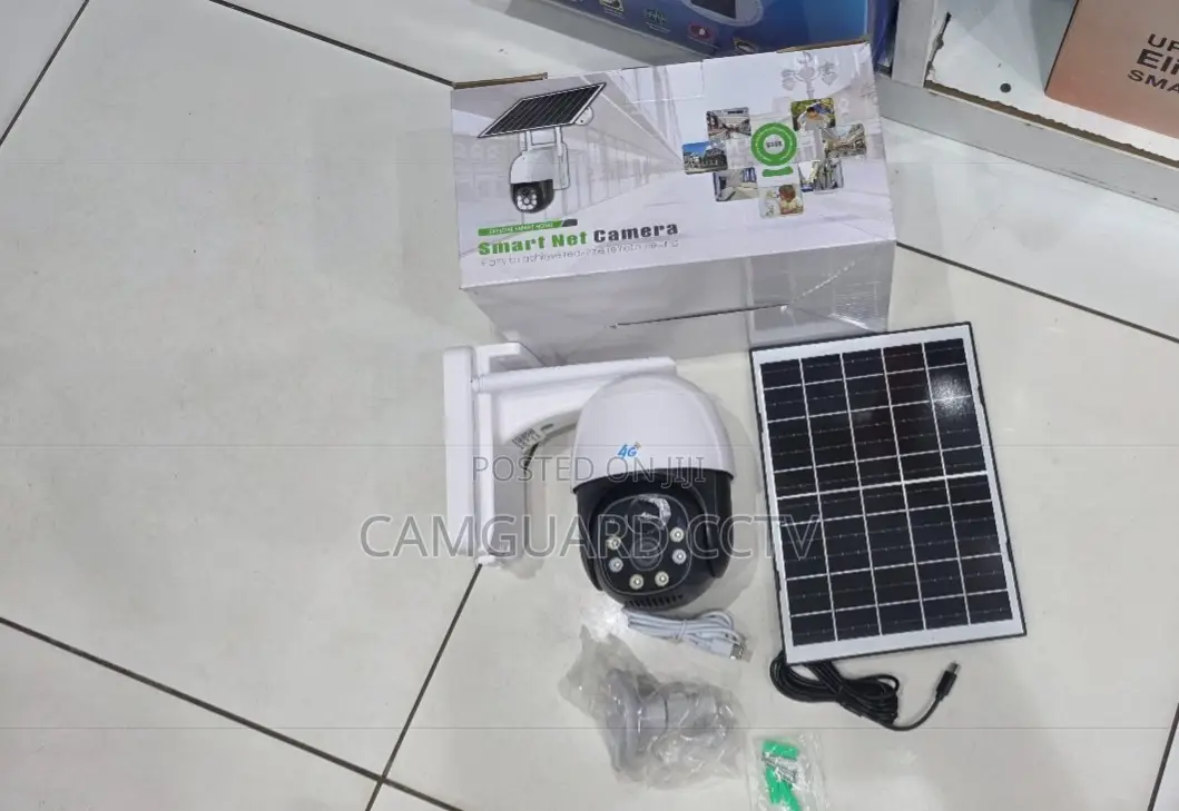 4g Solar Powered V380 Camera Single Lens Hd CCTV With Sim Card Support