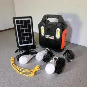 Sleek Compact Design Dat at-9028b Home Solar Lighting System Kit