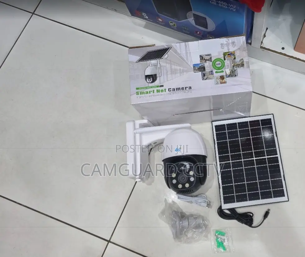 Wireless 4g Solar CCTV Camera Single Lens Smart Security Cam Outdoor