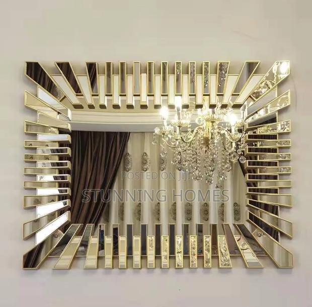 Rectangular Sunburst Decorative Mirror