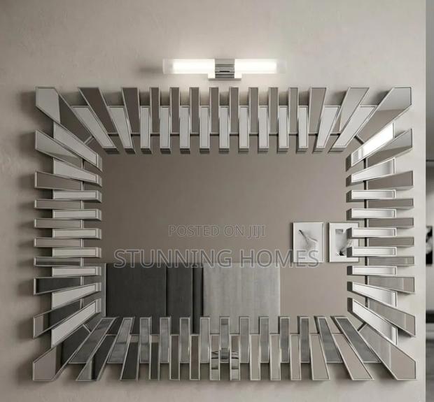 Rectangular Sunburst Decorative Mirror - thumbnail 3