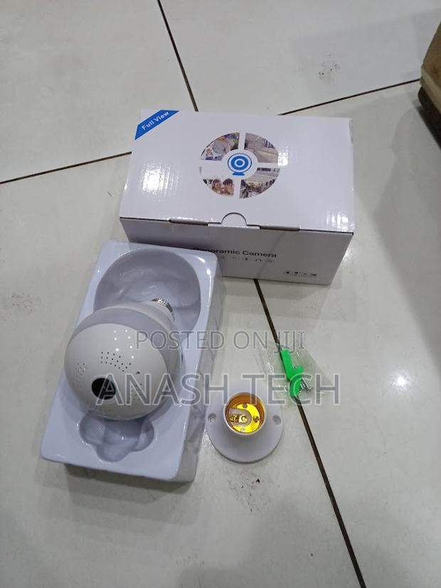 V380 Wireless Bulb CCTV Camera With Night Vision