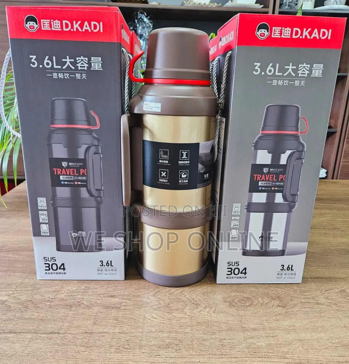 D.Kadi Carpto Vacuum Flask, 3.6ltrs