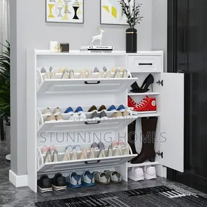 Modern Bucket Flip Shoe Rack