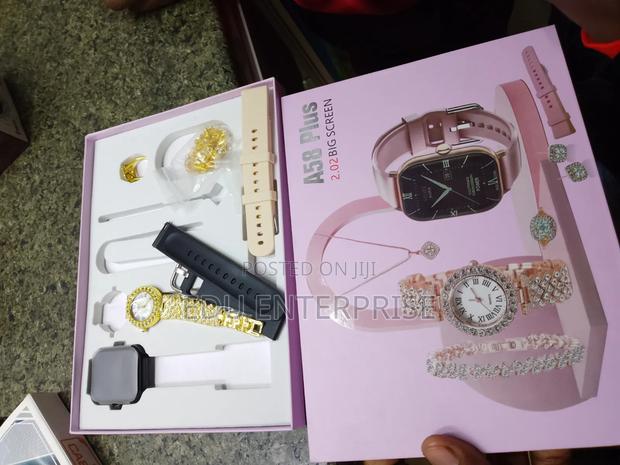 A58 Plus Smart Watch and Gifts Bracelet 