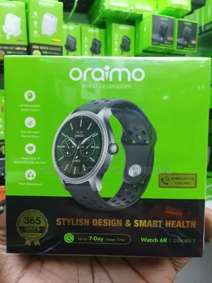 Oraimo Watch 6r Waterproof Smart Watch With Heart Rate Monitor