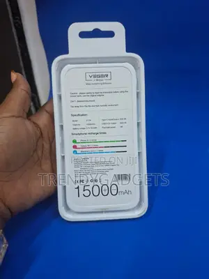 Veger V11w 15000mah Fast Charging Power Bank With Led Light