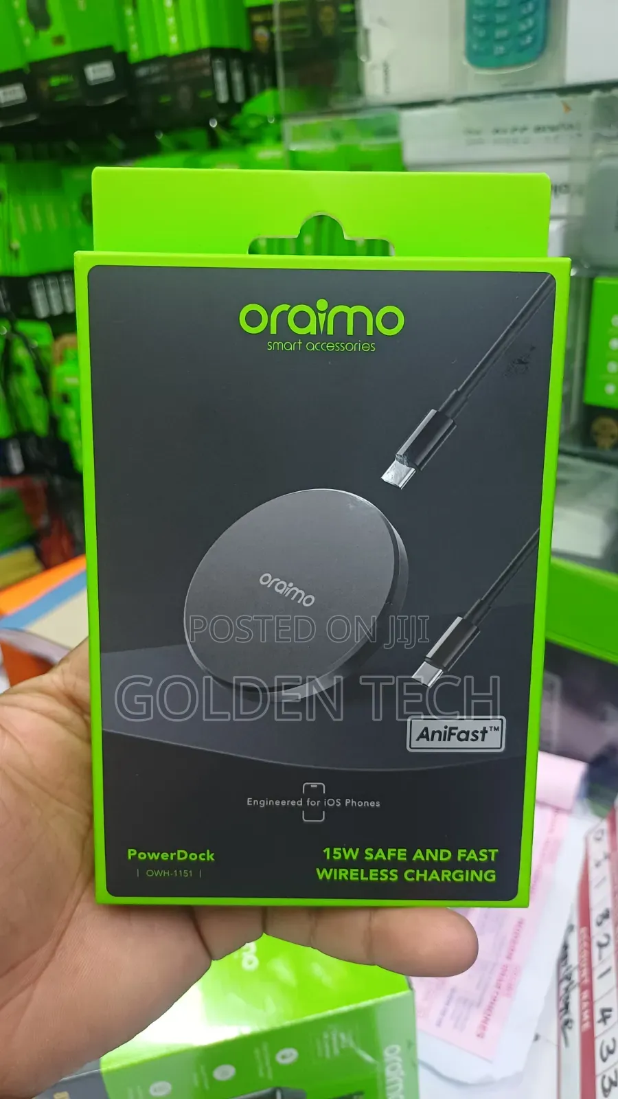 Oraimo Powerdock 15w Magnetic Wireless Charger