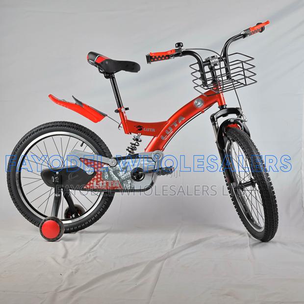 Luta Kids Bike With Mudguards and Basket