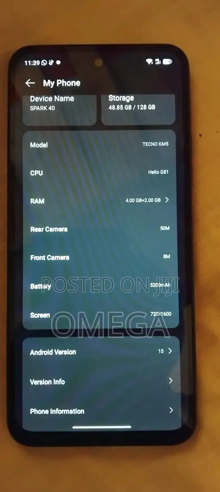 Tecno Spark 40