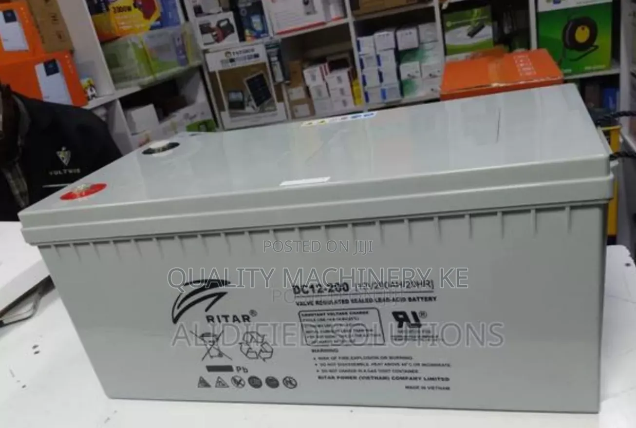 Long Lasting 200ah Ritah Solar Battery