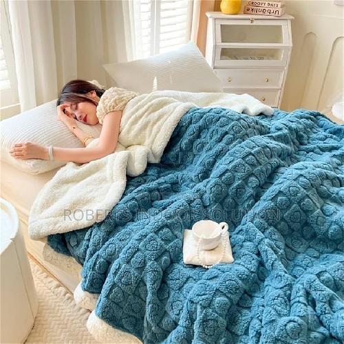 Cozy Lux Double-Sided Heavy Sherpa Blanket