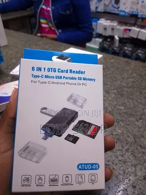 6 in 1 Otg Card Reader Type C