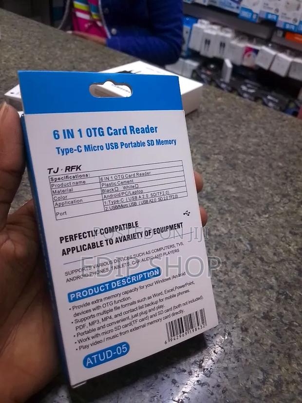 6 in 1 Otg Card Reader Type C - thumbnail 2