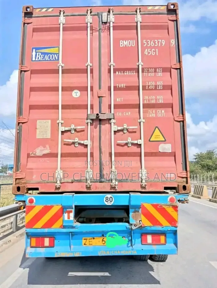 Container Trailer for Local and International Logistics Services