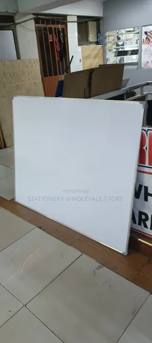 White Board 8ftx4ft With 2markers and Duster Free Mounting