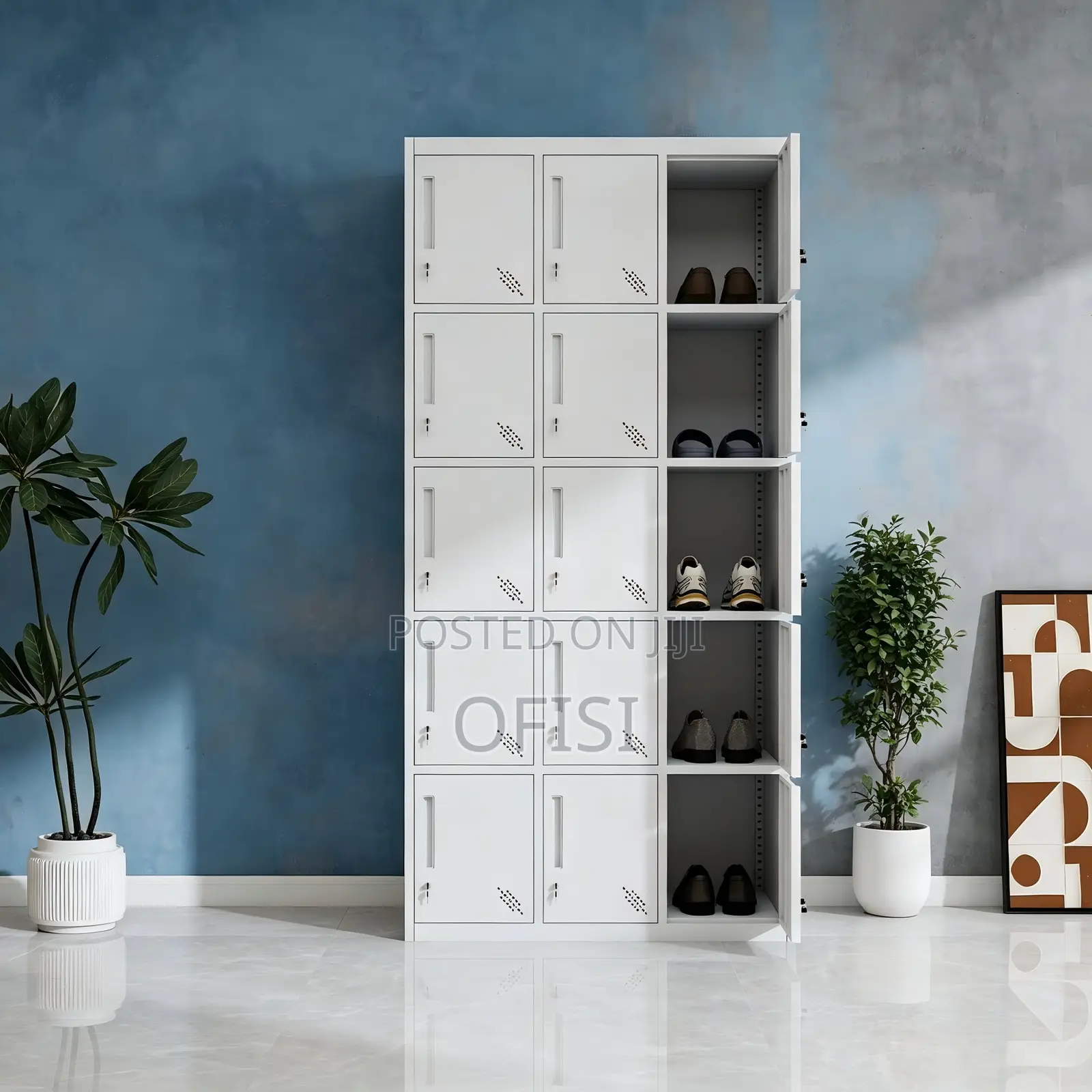 15-Locker Staff Cabinet