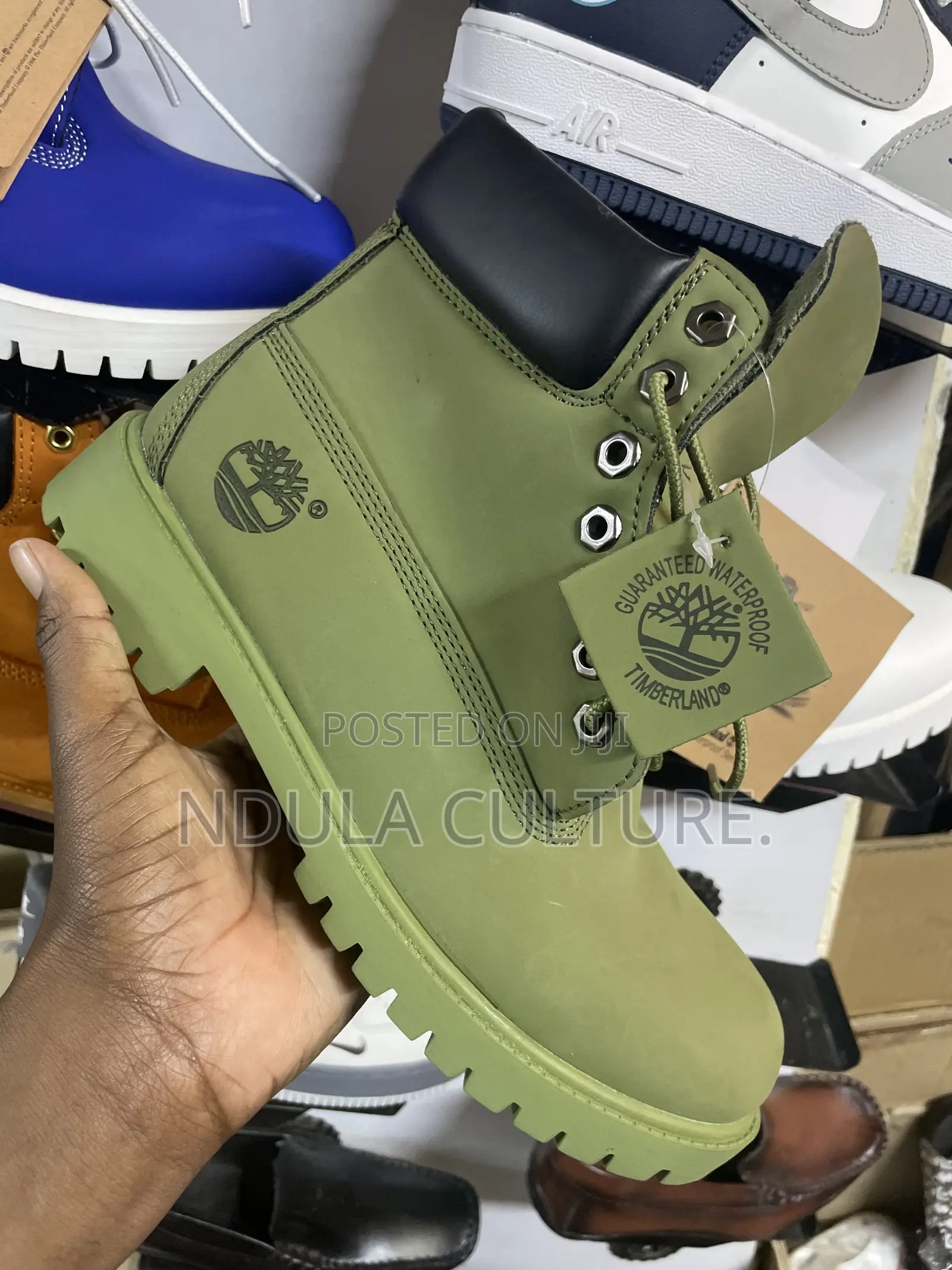 Timberland Boots White , Blue, Red