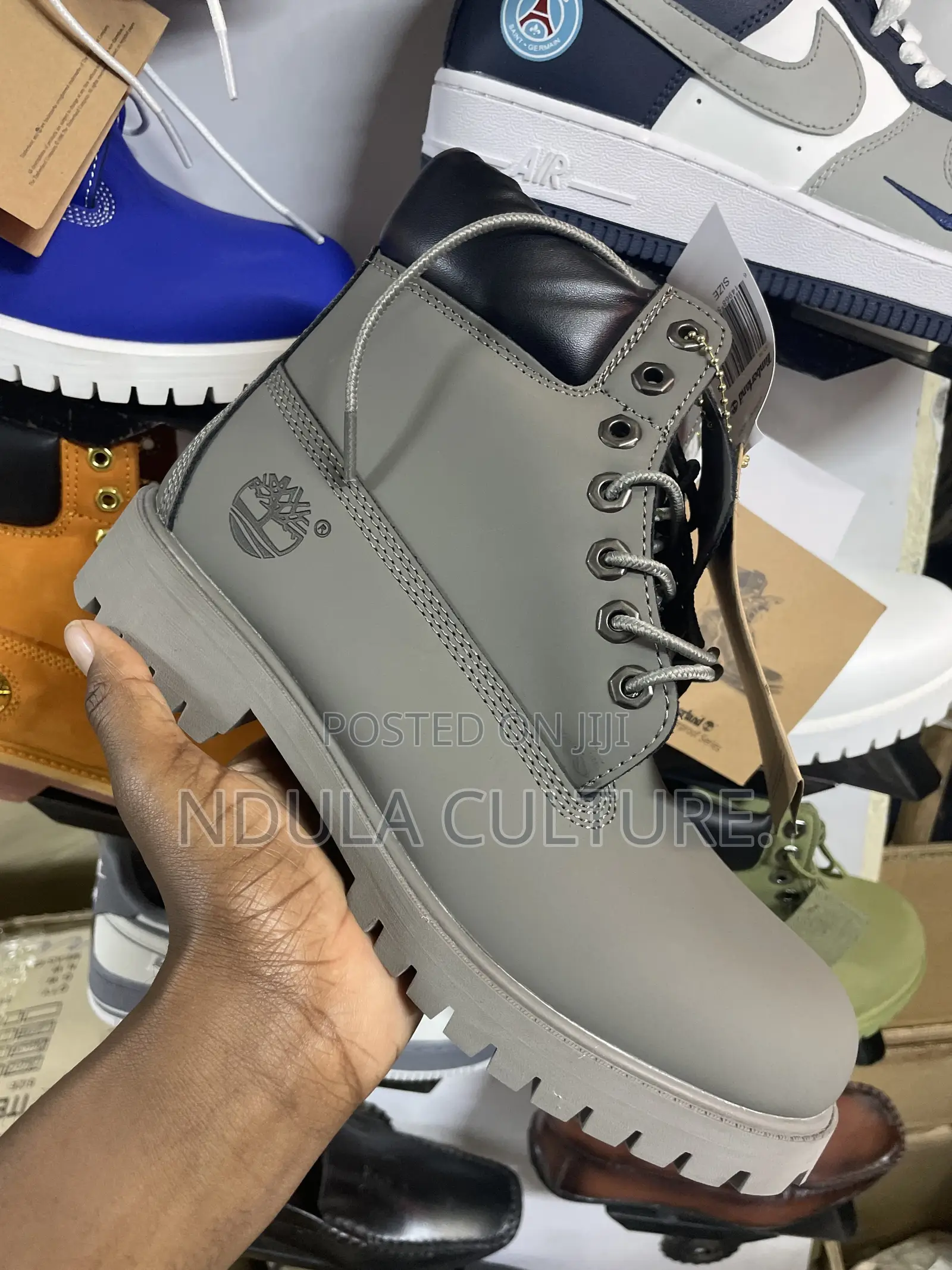 Timberland Boots White , Blue, Red
