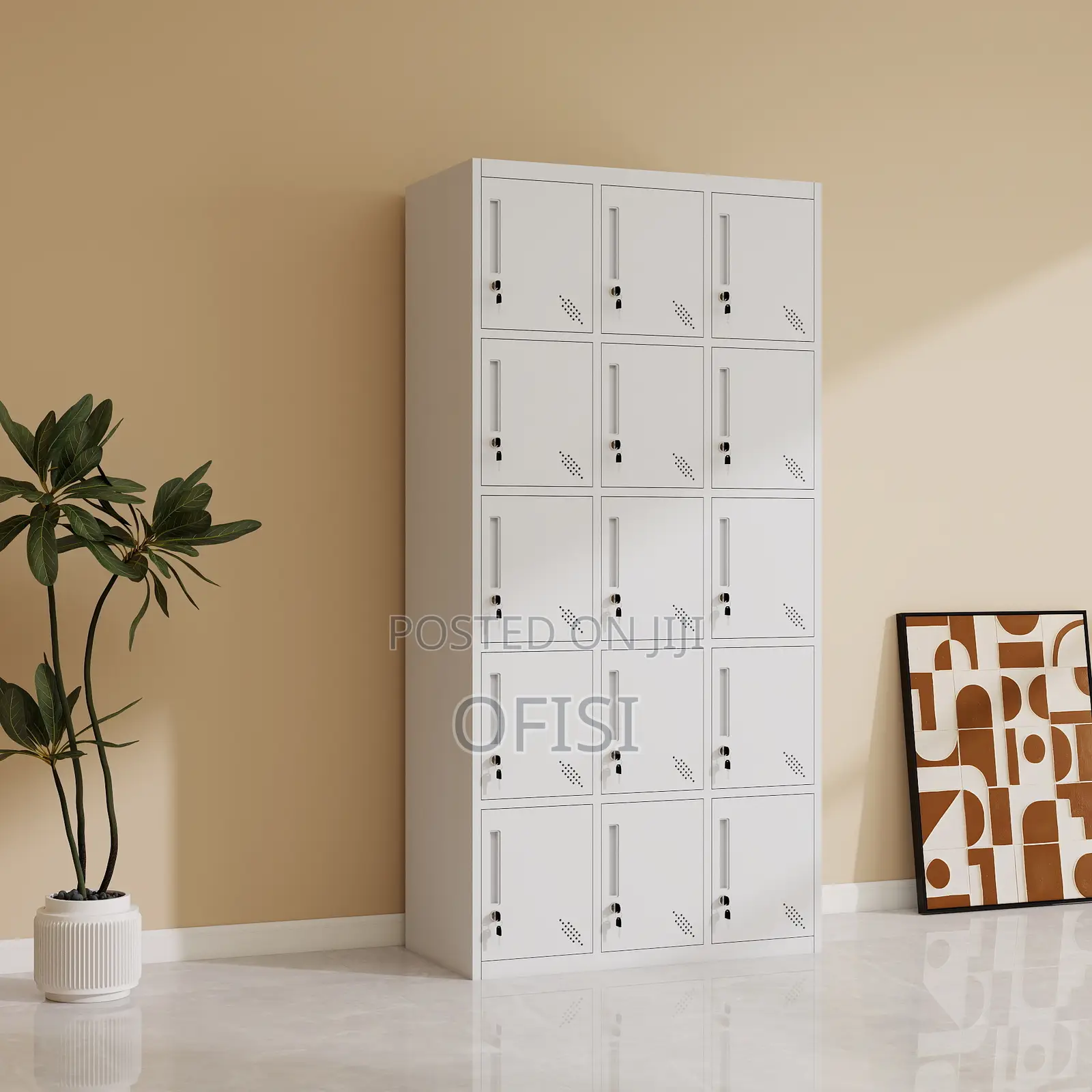 15-Locker Staff Cabinet