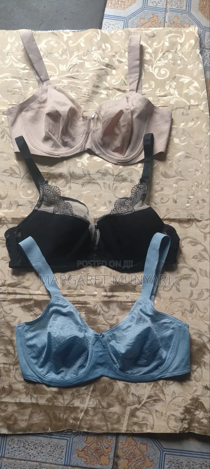 Wired Coloured Plain and Lace Bras
