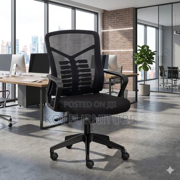 Office Chairs; Advanced Ergonomic Office Mid Back Chair - thumbnail 2