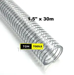 1.5 Inch X 30m Clear Wired Heavy Duty Suction Pipe