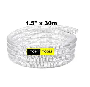 1.5 Inch X 30m Clear Wired Heavy Duty Suction Pipe