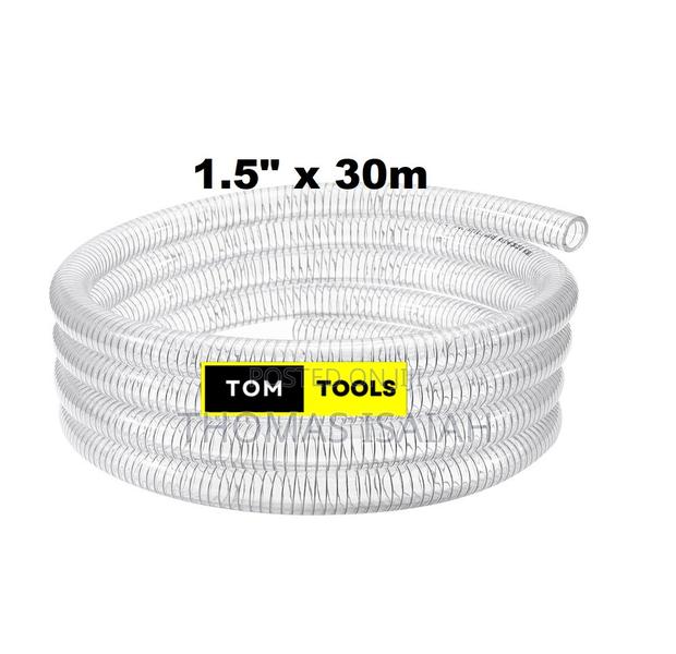 1.5 Inch X 30m Clear Wired Heavy Duty Suction Pipe - thumbnail 3