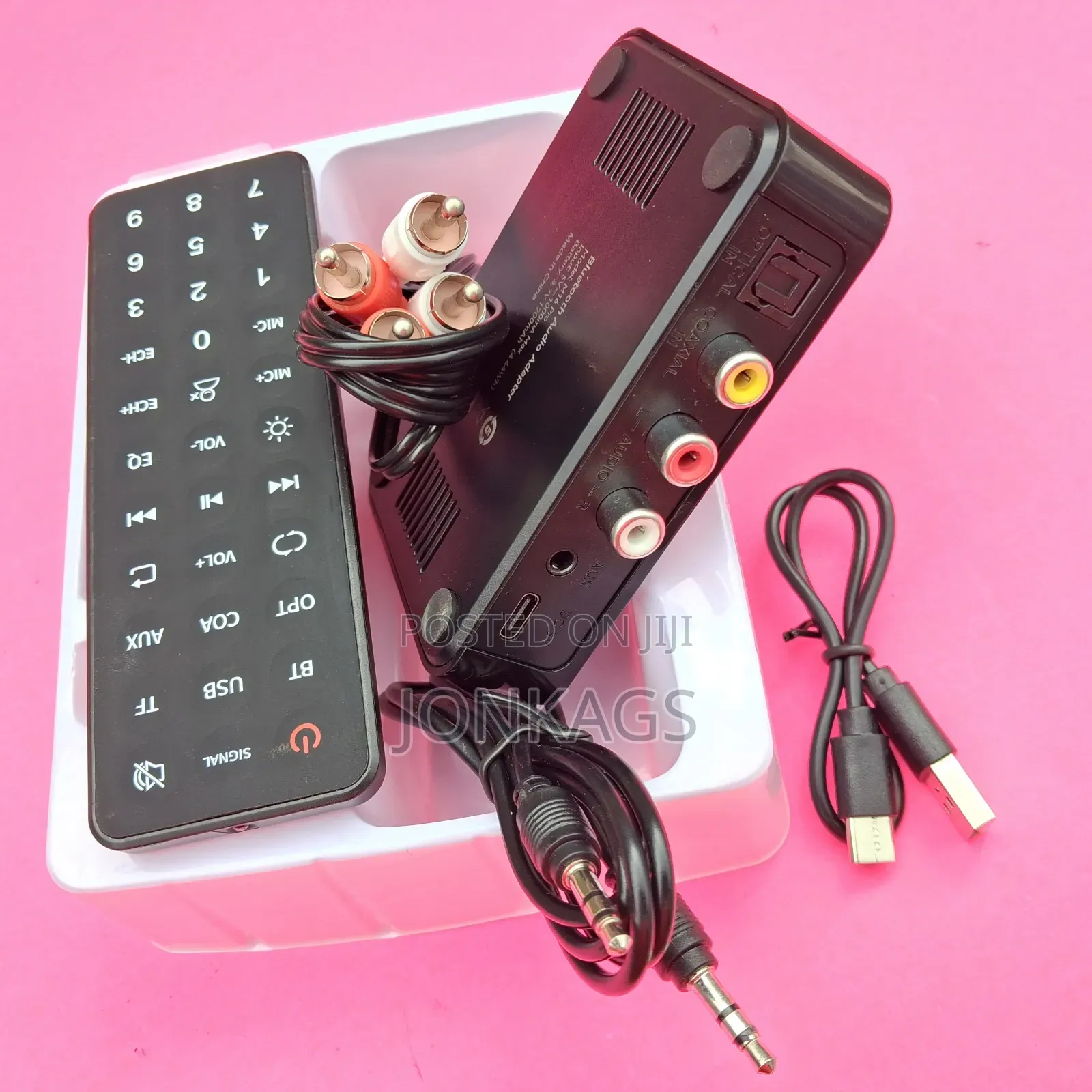 Bluetooth Receiver Transmitter Optical Aux Rca Usb Tf Card Mic Input